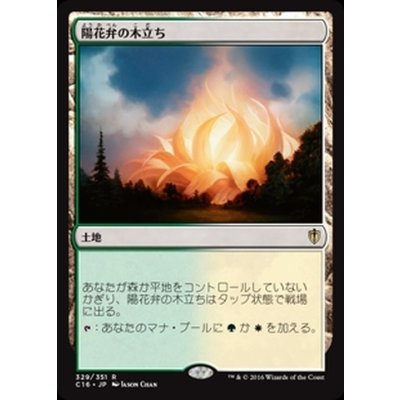 [EX+]陽花弁の木立ち/Sunpetal Grove《日本語》【Commander 2016】