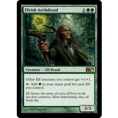 [EX+]エルフの大ドルイド/Elvish Archdruid《英語》【M12】