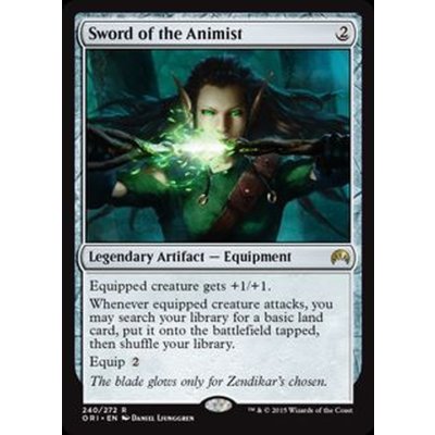 [EX]精霊信者の剣/Sword of the Animist《英語》【ORI】