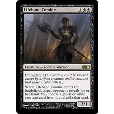 生命散らしのゾンビ/Lifebane Zombie《英語》【M14】