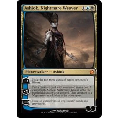 [EX+]悪夢の織り手、アショク/Ashiok, Nightmare Weaver《英語》【THS】