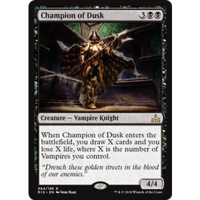 薄暮の勇者/Champion of Dusk《英語》【RIX】