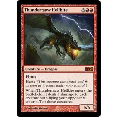 [EX+]雷口のヘルカイト/Thundermaw Hellkite《英語》【M13】