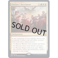 (プレリリースFOIL)荒くれたちの笑い声/Outlaws' Merriment《英語》【ELD】