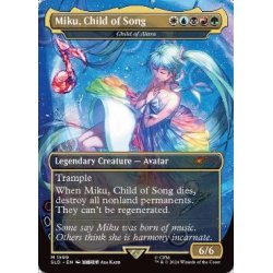 画像1: (FOIL)(1599)歌の申し子、ミク/Miku, Child of Song　//　アラーラの子/Child of Alara《英語》【SLD】