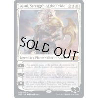 (プレリリースFOIL)群れの力、アジャニ/Ajani, Strength of the Pride《英語》【M20】