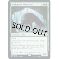 (プレリリースFOIL)夜群れの伏兵/Nightpack Ambusher《英語》【M20】