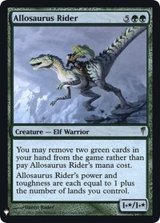 [EX]アロサウルス乗り/Allosaurus Rider《英語》【Reprint Cards(Mystery Booster FOIL)】