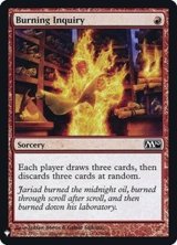 [PLD]燃え立つ調査/Burning Inquiry《英語》【Reprint Cards(Mystery Booster FOIL)】
