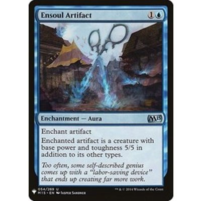 アーティファクトの魂込め/Ensoul Artifact《英語》【Reprint Cards(Mystery Booster)】
