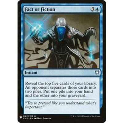 嘘か真か/Fact or Fiction《英語》【Reprint Cards(Mystery Booster)】