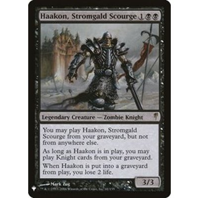 ストロームガルドの災い魔、ハーコン/Haakon, Stromgald Scourge《英語》【Reprint Cards(Mystery Booster)】