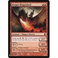 [EX+]カルガの竜王/Kargan Dragonlord《英語》【Reprint Cards(Mystery Booster)】