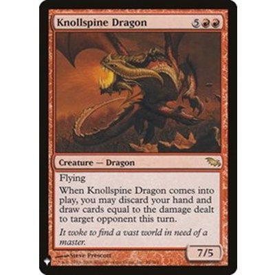 [EX+]山背骨のドラゴン/Knollspine Dragon《英語》【Reprint Cards(Mystery Booster)】