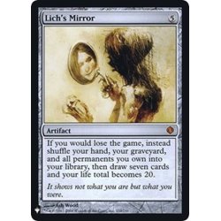 画像1: 死者の鏡/Lich's Mirror《英語》【Reprint Cards(Mystery Booster FOIL)】