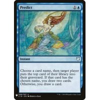 予報/Predict《英語》【Reprint Cards(Mystery Booster)】