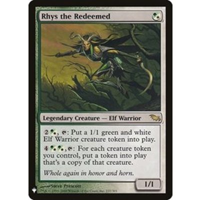 贖われし者、ライズ/Rhys the Redeemed《英語》【Reprint Cards(Mystery Booster)】