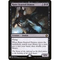 [EX+]ルーン傷の悪魔/Rune-Scarred Demon《英語》【Reprint Cards(Mystery Booster)】