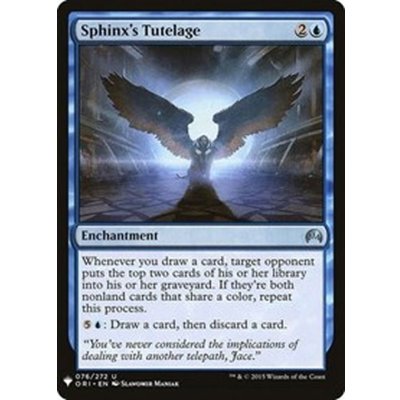 スフィンクスの後見/Sphinx's Tutelage《英語》【Reprint Cards(Mystery Booster)】