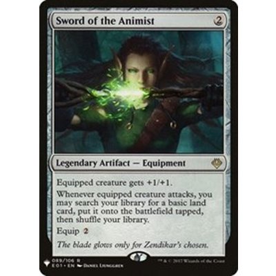 (E01)精霊信者の剣/Sword of the Animist《英語》【Reprint Cards(Mystery Booster)】