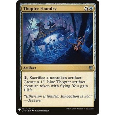 (C16)飛行機械の鋳造所/Thopter Foundry《英語》【Reprint Cards(Mystery Booster)】