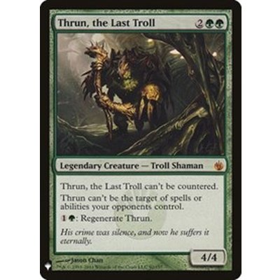 [EX+]最後のトロール、スラーン/Thrun, the Last Troll《英語》【Reprint Cards(Mystery Booster)】