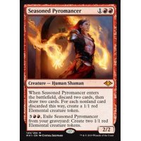 [EX](FOIL)歴戦の紅蓮術士/Seasoned Pyromancer《英語》【MH1】