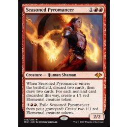 画像1: [EX](FOIL)歴戦の紅蓮術士/Seasoned Pyromancer《英語》【MH1】