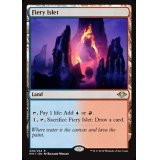 [EX](FOIL)焦熱島嶼域/Fiery Islet《英語》【MH1】