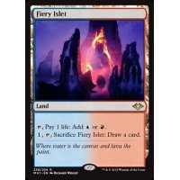 [EX](FOIL)焦熱島嶼域/Fiery Islet《英語》【MH1】
