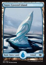 [EX+](FOIL)冠雪の島/Snow-Covered Island《英語》【MH1】