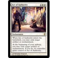 [EX+]権威の行動/Act of Authority《英語》【Commander 2013】