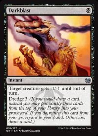 [EX+]暗黒破/Darkblast《英語》【Guilds of Ravnica: Guild Kits(Golgari)】