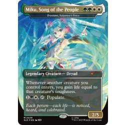 画像1: (FOIL)(2429)Miku, Song of the People　//　セレズニアの声、トロスターニ/Trostani, Selesnya's Voice《英語》【SLD】
