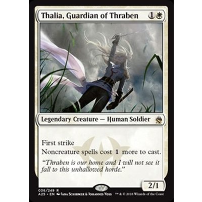[EX+]スレイベンの守護者、サリア/Thalia, Guardian of Thraben《英語》【A25】