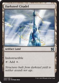 ダークスティールの城塞/Darksteel Citadel《英語》【Duel Decks: Elves vs. Inventors】