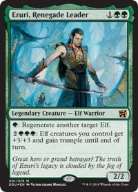 [PLD]背教の主導者、エズーリ/Ezuri, Renegade Leader《英語》【Duel Decks: Elves vs. Inventors】