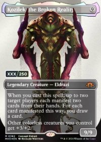 [EX+](ダブルレインボウFOIL)崩壊した現実、コジレック/Kozilek, the Broken Reality《英語》【MH3】