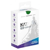 『KATANASleevesStandardSize（緑）』100枚入り《-》【スリーブ】