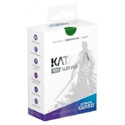 画像1: 『KATANASleevesStandardSize（緑）』100枚入り《-》【スリーブ】