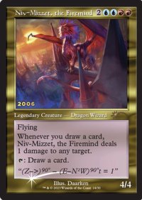 (FOIL)(旧枠仕様)(2006)火想者ニヴ＝ミゼット/Niv-Mizzet, the Firemind《英語》【PRM】