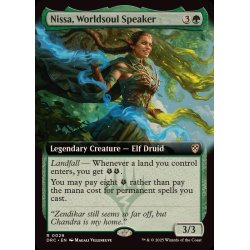 画像1: (フルアート)世界魂の代弁者、ニッサ/Nissa, Worldsoul Speaker《英語》【DRC】