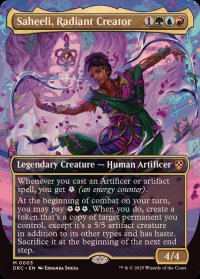 (FOIL)(フルアート)光輝の創造者、サヒーリ/Saheeli, Radiant Creator《英語》【DRC】