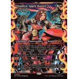 (FOIL)(ショーケース枠)灯を追う者、チャンドラ/Chandra, Spark Hunter《英語》【DFT】