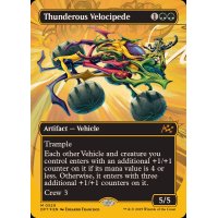 (ファーストプレイスFOIL)(フルアート)轟音の速百足/Thunderous Velocipede《英語》【DFT】