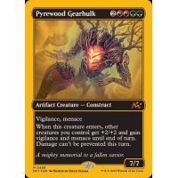(ファーストプレイスFOIL)葬薪の機械巨人/Pyrewood Gearhulk《英語》【DFT】