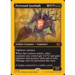 画像1: (ファーストプレイスFOIL)葬薪の機械巨人/Pyrewood Gearhulk《英語》【DFT】
