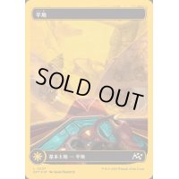 [EX+](ファーストプレイスFOIL)(フルアート)(0507)平地/Plains《日本語》【DFT】