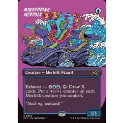 画像1: (フルアート)思考の泉のマーフォーク/Mindspring Merfolk《英語》【DFT】