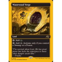 (ファーストプレイスFOIL)ウェイストウッドの境界/Wastewood Verge《英語》【DFT】